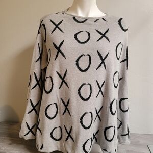 Royal Caballito Gray‎ Black Sweater S Cashmere Merino Wool Adventure Collection